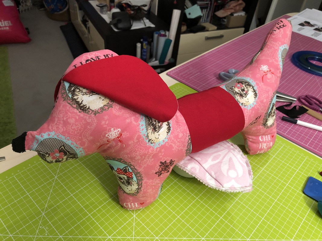 Hund Kuscheltier - Nähanleitung und Schnittmuster