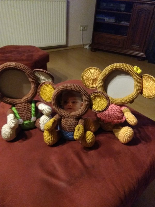 Häkelanleitung “Bilderrahmen MOUSE”