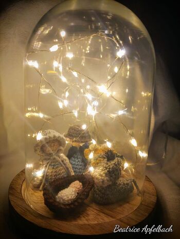 Die kleine Weihnachtkrippe lässt sich super nacharbeiten