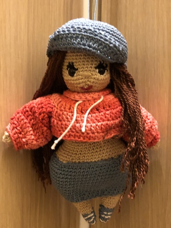 Eine Straßenrapperin ...