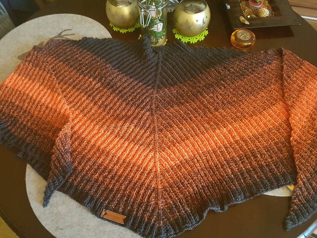 Strickanleitung Tuch Unicorn