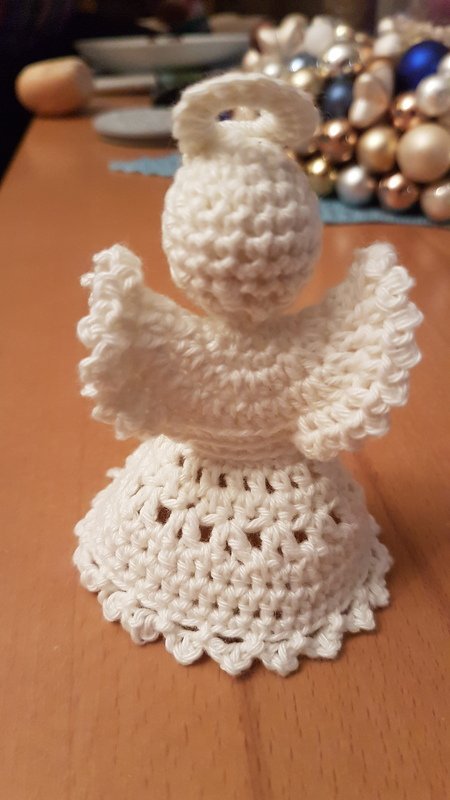 Süßer Engel / Weihnachtsengel - Tischdeko, Baumschmuck - Häkelanleitung