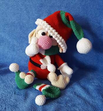 Der Möchtegern Weihnachtsmann von Wunderlichs Kreativchaos.