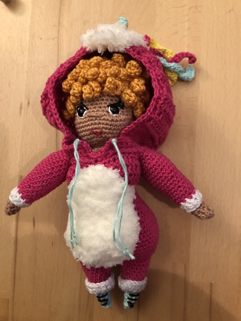 Das Mädchen mit dem Einhorn, Design Miss Hook,
Made by me