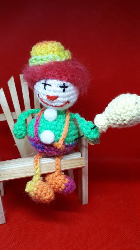 kleine Kantenhocker Clown verschiedene Varianten zu Fasching Karneval Deko