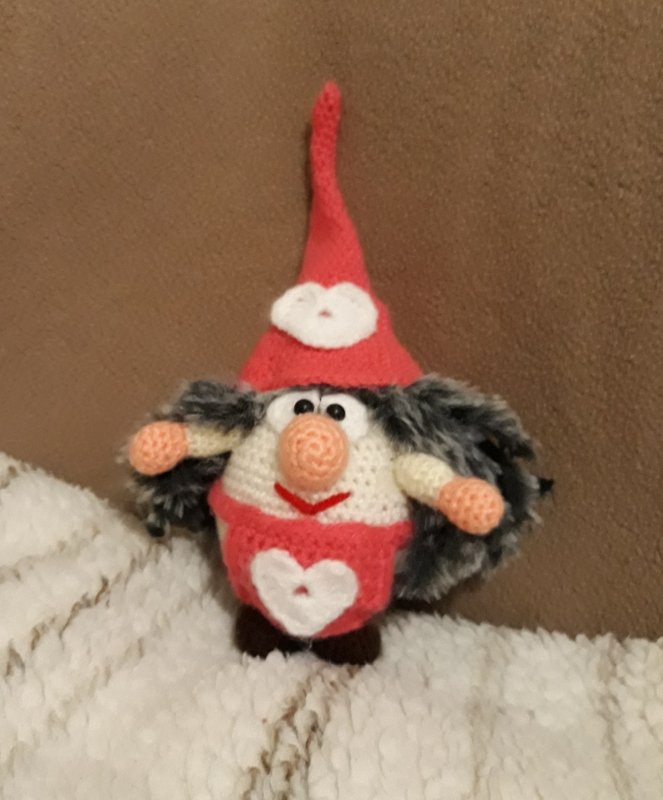 Wichtel Fusselbart - Häkelanleitung von Diana´s kleiner Häkelshop