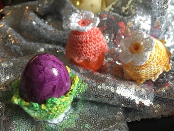 Eierbecher aus Baumwollgarn