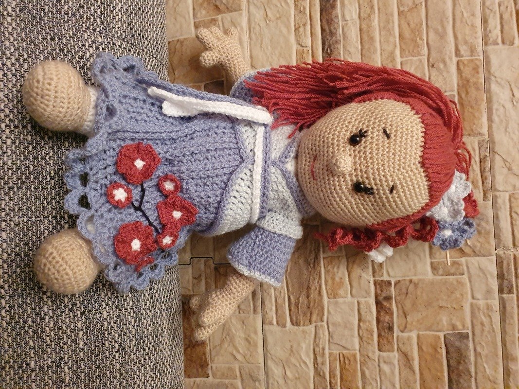 Häkelanleitung, Kiomi das Kirschblütenmädchen