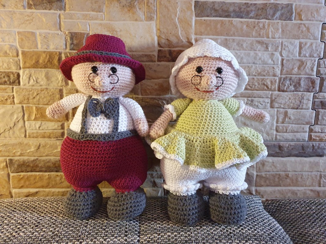 Oma Rosl Dekofigur für Großeltern zu Geburtstag Muttertag Hochzeitstag