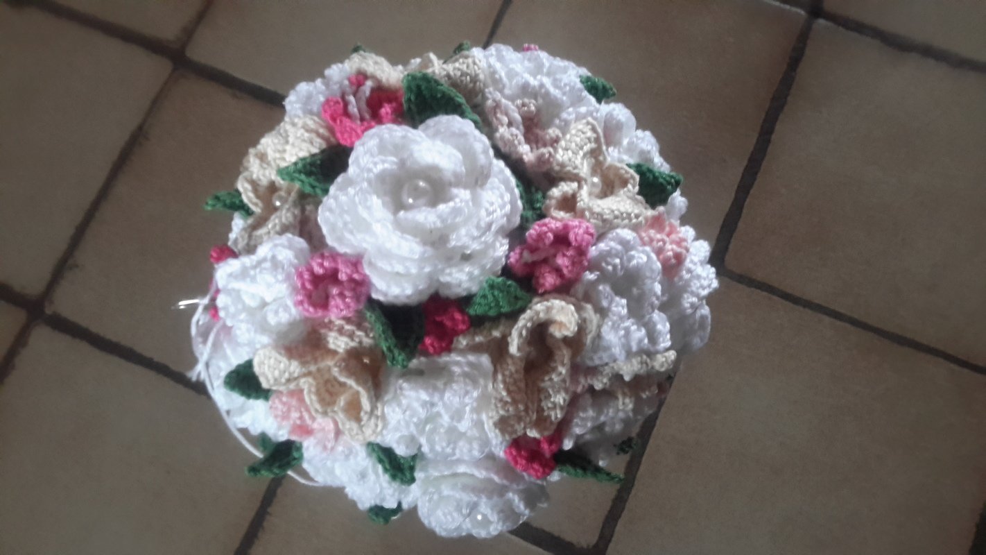 Häkelanleitung Brautstrauß