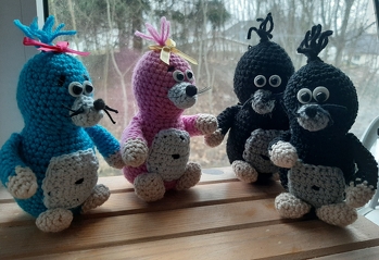 Ganz süße  Maulwurfbabys