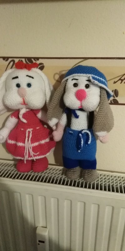 Hase Mädchen Rosalie 30 cm mit Osterkörbchen zu Ostern, Osterhase Kuscheltier