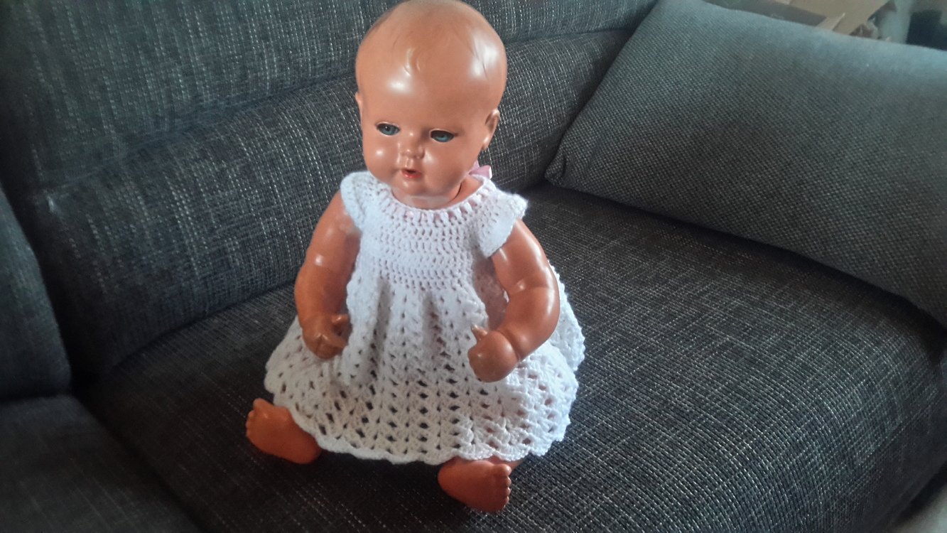 Crochet pattern baby dress Madeline