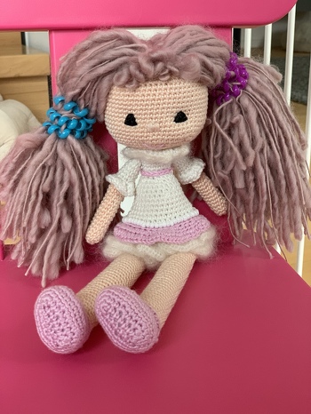 Eine Puppe für meine Tochter. Sie hat den Namen Liese-Lotte bekommen