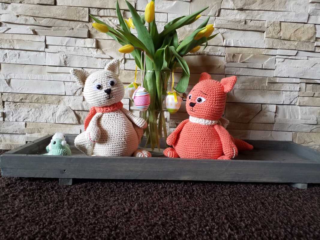 verträumte Kätzchen, Häkelanleitung