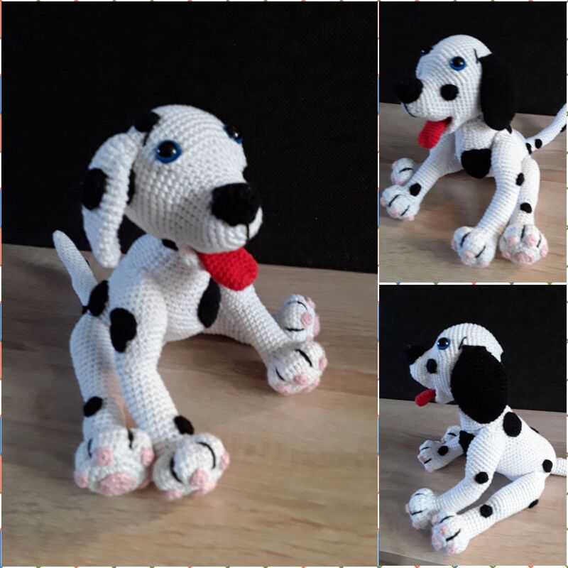 Diego, der Dalmatiner, Häkelanleitung
