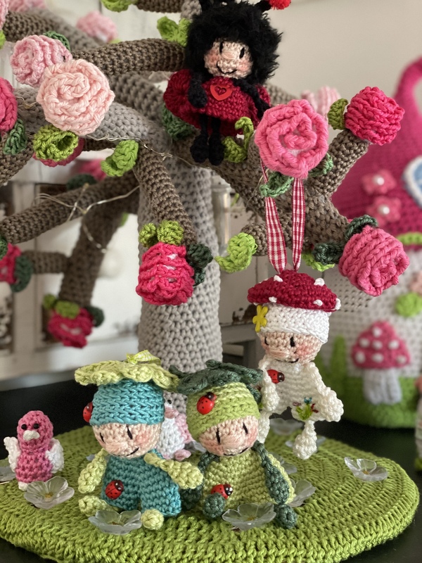 Glückspilz Schlüsselanhänger Fliegenpilz Taschenbaumler Glücksbringer