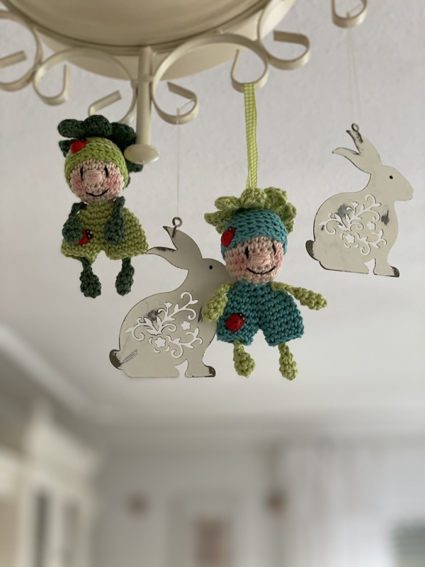 Glücksklee Schlüsselanhänger Kleeblatt Taschenbaumler Glücksbringer