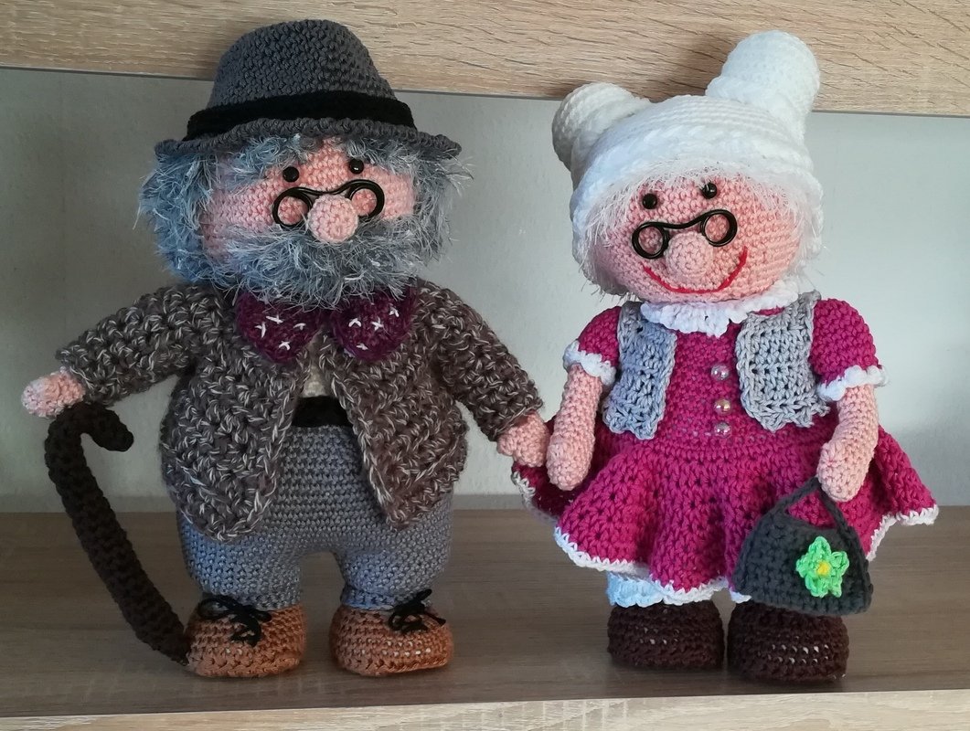 Opa Gustl 30 cm Dekofigur Großeltern Geburtstag Hochzeit Vatertag