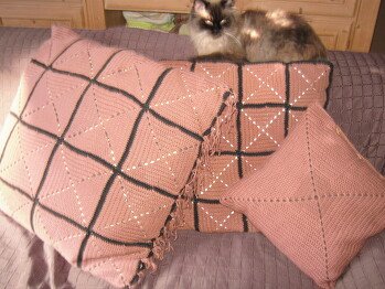 Kissenhüllen aus Baumwolle.