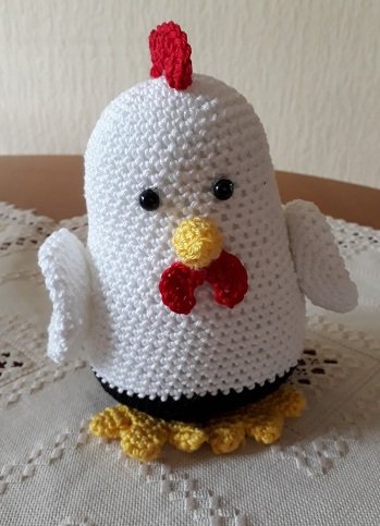 Henriette in weiß, gearbeitet nach der supergegliederten Anleitung 