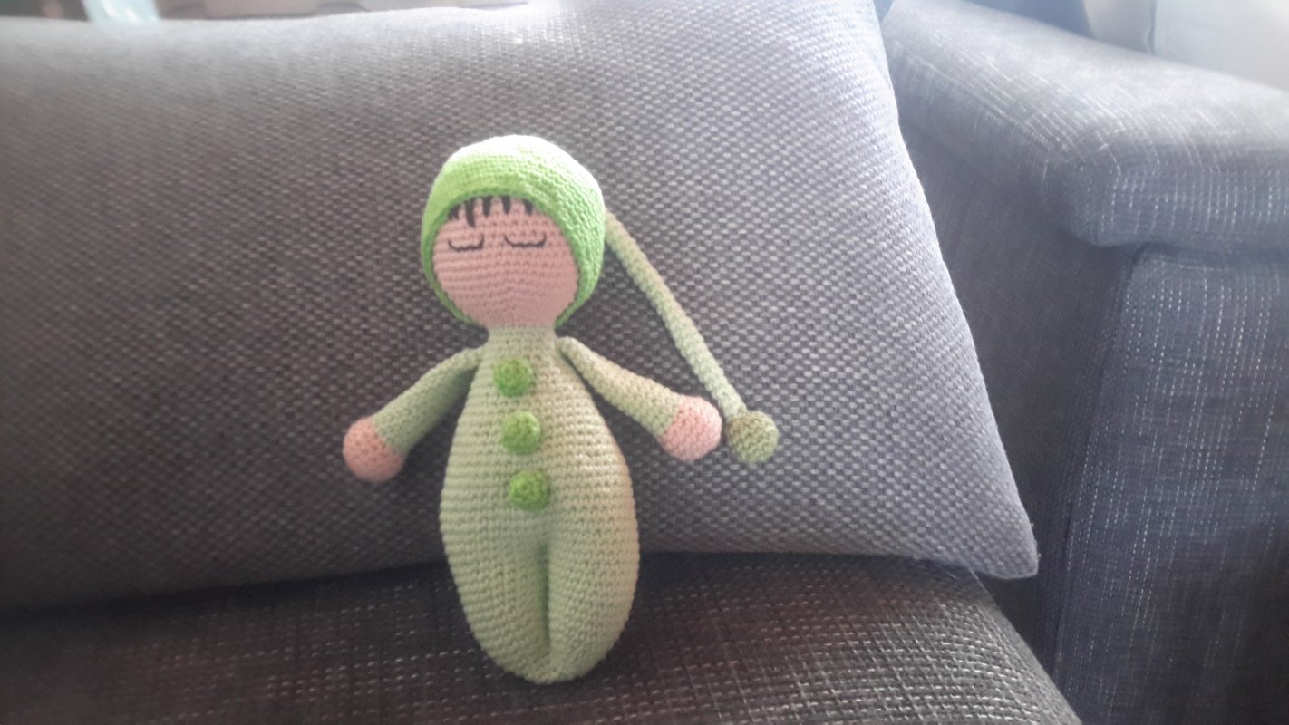 Schlafpüppchen Mimi und Mo - Häkelanleitung