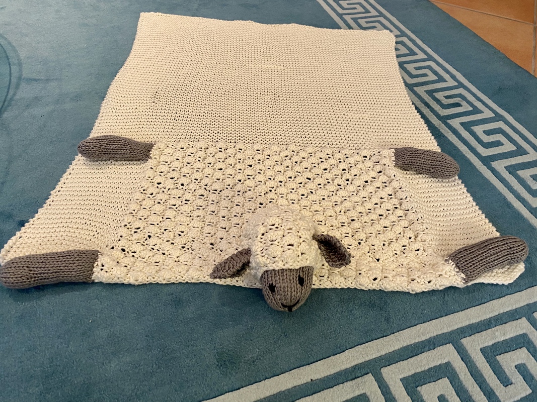 Knitting Pattern - Baby Blanket SCHAAFI - No.224E