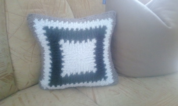 Rückseite vom Kissen