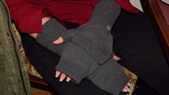 Diese Marktfrauenhandschuhe habe ich für meinen Schwiegersohn auf Wunsch gefertigt.