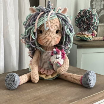 Lou das Einhorngirl von Amalou.design 😍