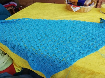 3D Muschelmuster ein wunderschönes Sommertuch