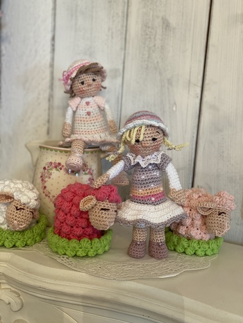 Noch lange nicht fertig 😁😆 aber ich muss den Zwischenstand zeigen ☺️ Die sind so knuffig 🥰🥰