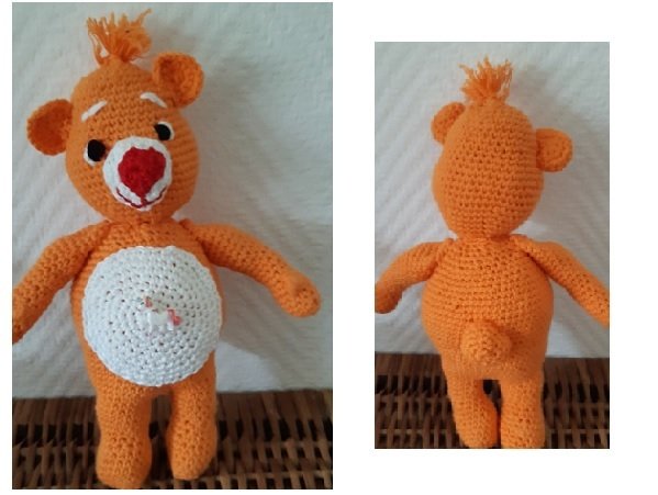 Glücksbärchi Teddy stehende Variante
