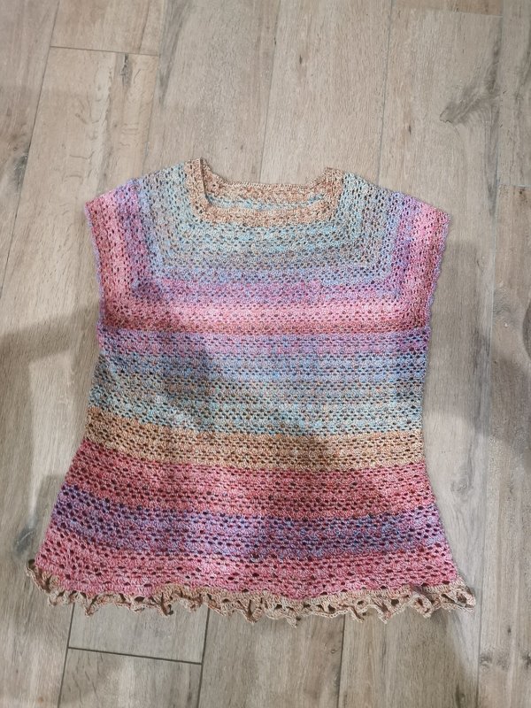 crochet pattern shirt &quot;Mary&quot;, suitable for beginners