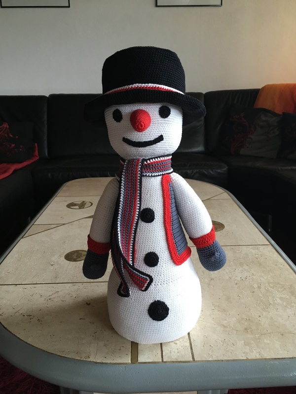 Fritz , der fleißige Schneemann