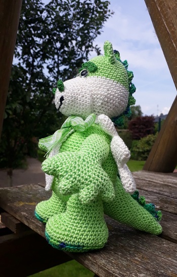 Mein Dino von der Seite.