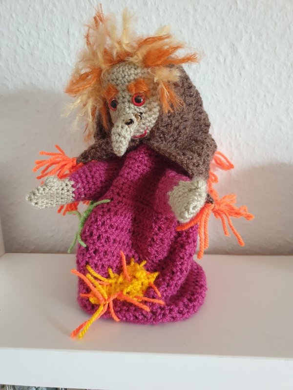 Häkelanleitung Handpuppe Kasperl