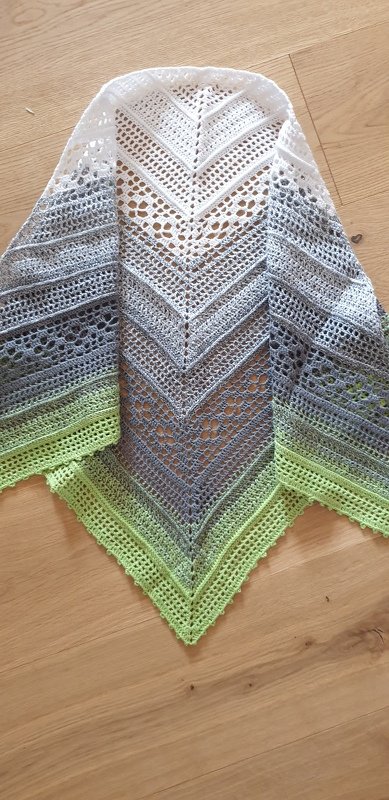 Dreieckstuch "Magic Sea Flower"