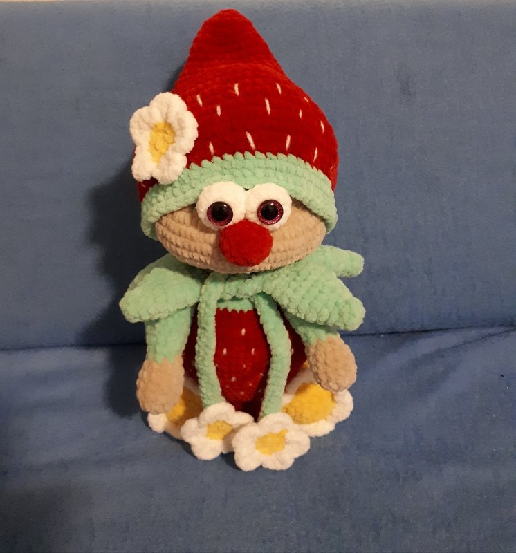 Häkelanleitung Erdbeerchen, Amigurumi