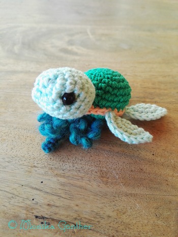 Süße kleine Schildkröte als Geschenk für meine Nichten und Neffen...