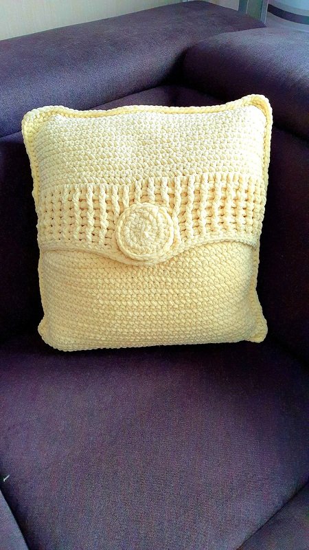 Häkelanleitung &quot;Knuffiges Elefantenkissen&quot; von Otti.Berlin