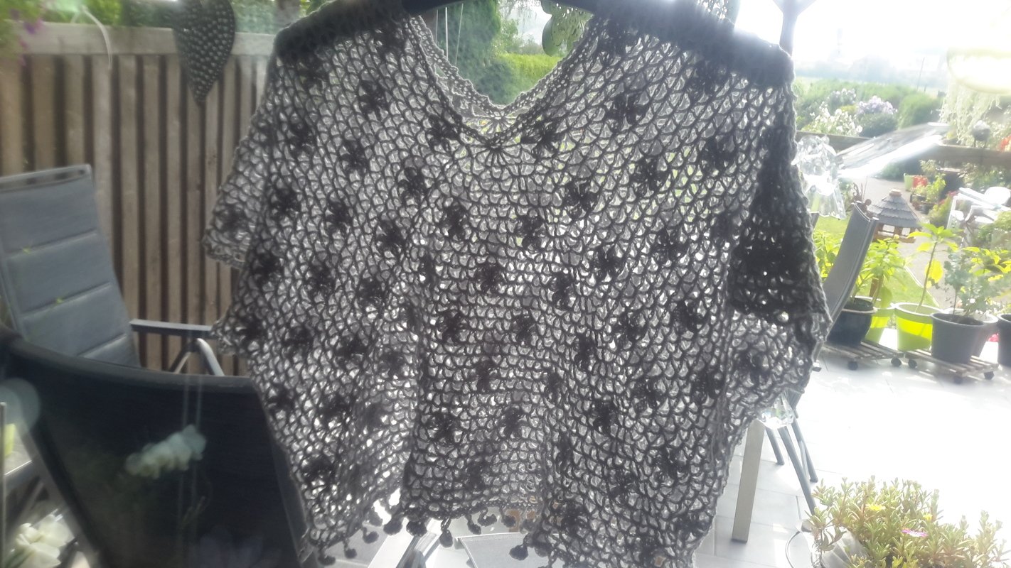 Häkelanleitung Shirt, Netzshirt, V-Ausschnitt, alle Größen!