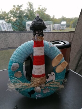 Klasse Anleitung, nur das Dach vom Leuchtturm habe ich etwas abgeändert.