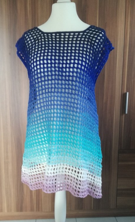 Crafts | Photo - Crochet Pattern Tunic “Arielle” – Raglan Top Down