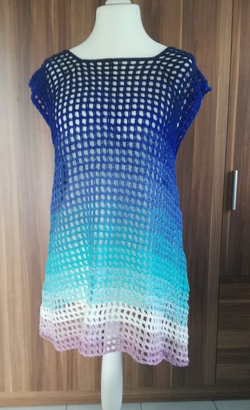 Crochet Pattern Tunic  “Arielle” – Raglan Top Down