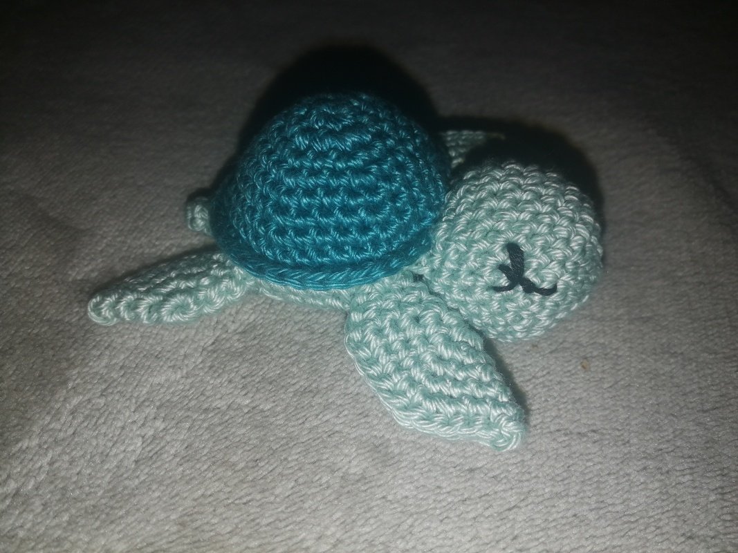 Häkelanleitung kleine Schildkröte