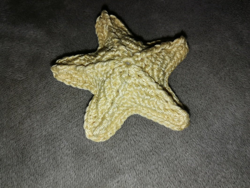Seestern Schlüsselanhänger - Häkelanleitung