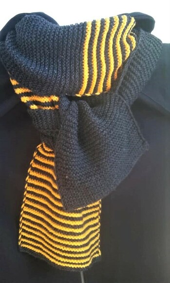 Schal gestrickt mit Lana Grossa Meino Uno