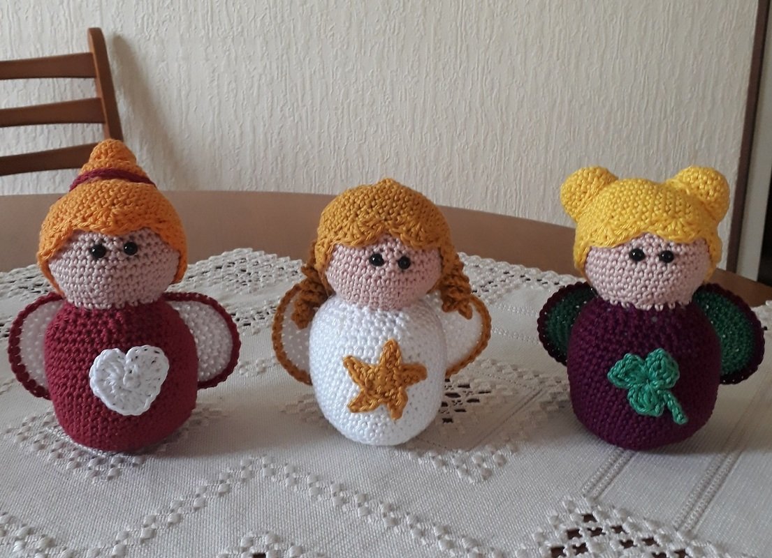 Häkelanleitung für Engel // 6 Varianten