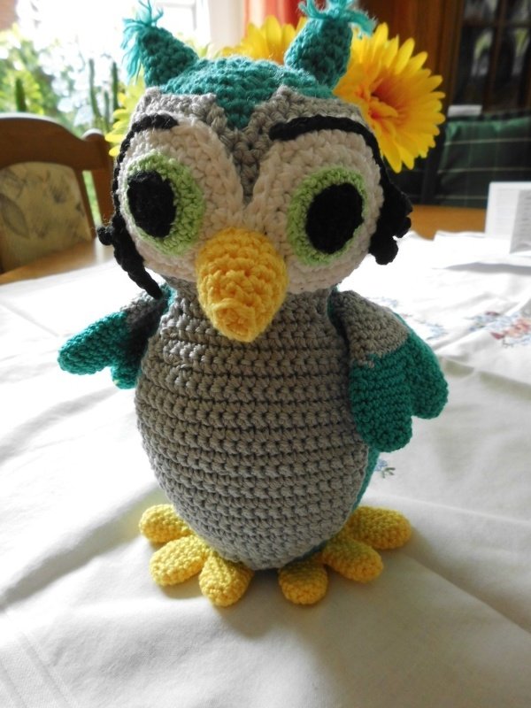 Häkelanleitung Eulora die Eule